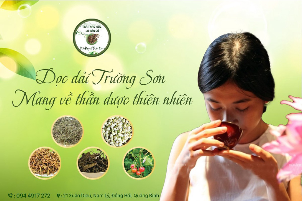 Trà thảo mộc Lá Bản Gô