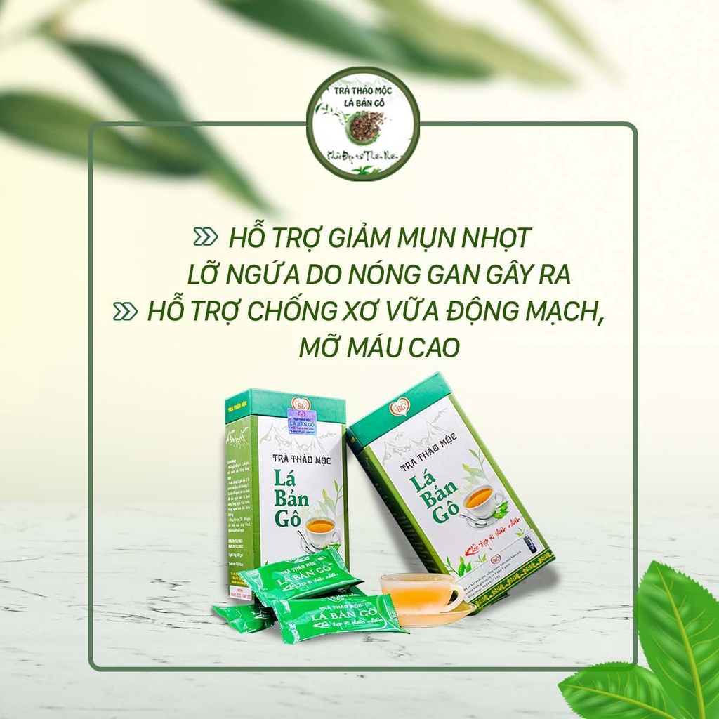 Trà thảo mộc Lá Bản Gô